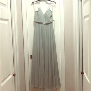 Dusty sage “morning mist” Inesse dress from BHLDN